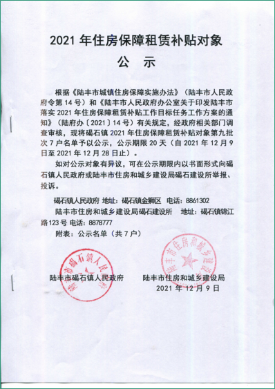 2021年住房保障租賃補(bǔ)貼對(duì)象公示（碣石鎮(zhèn)第九批）1.png