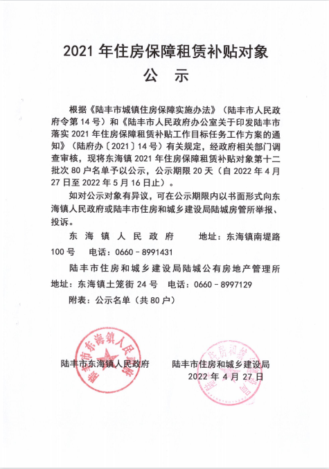 2021的住房保障租賃補(bǔ)貼對(duì)象公示（東海80戶）.png