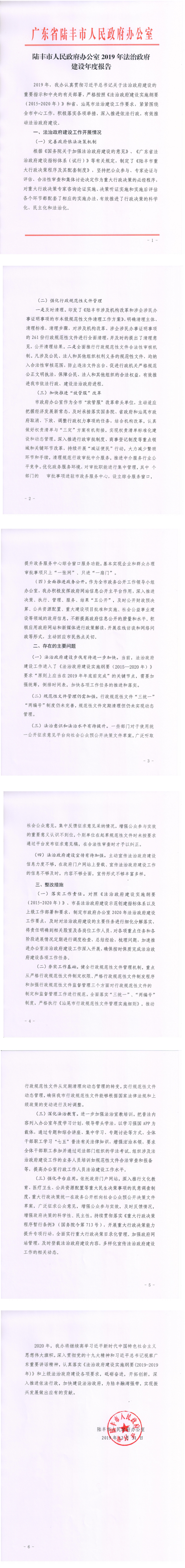 陸豐市人民政府辦公室2019法治政府建設年度報告_0.png