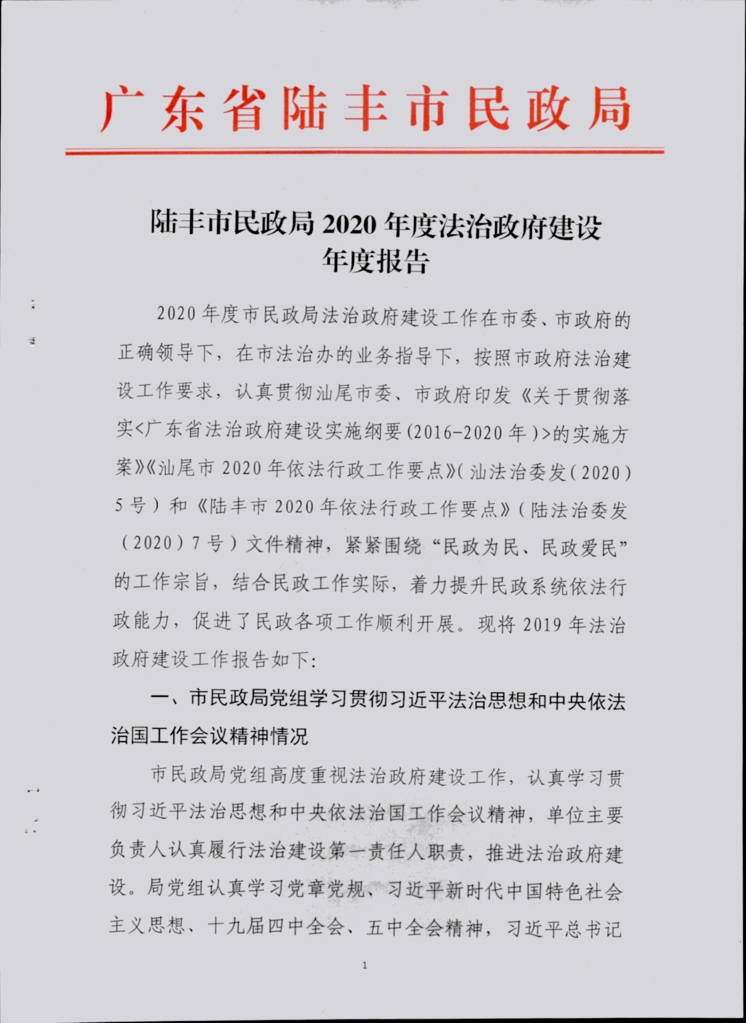 022217370839_0陸豐市民政局2020年度法治政府建設年度報告_1.Jpeg